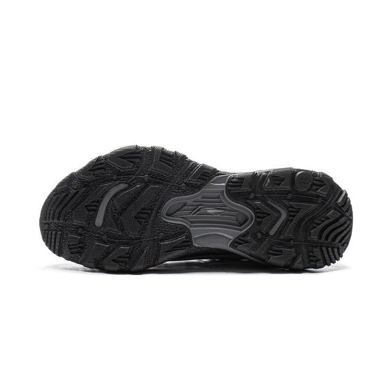 Li Ning Outdoor CF Tracing, Yijie 2.0 TPU Low Top Hiking Shoes Unisex Black Silver AHTV039-2
