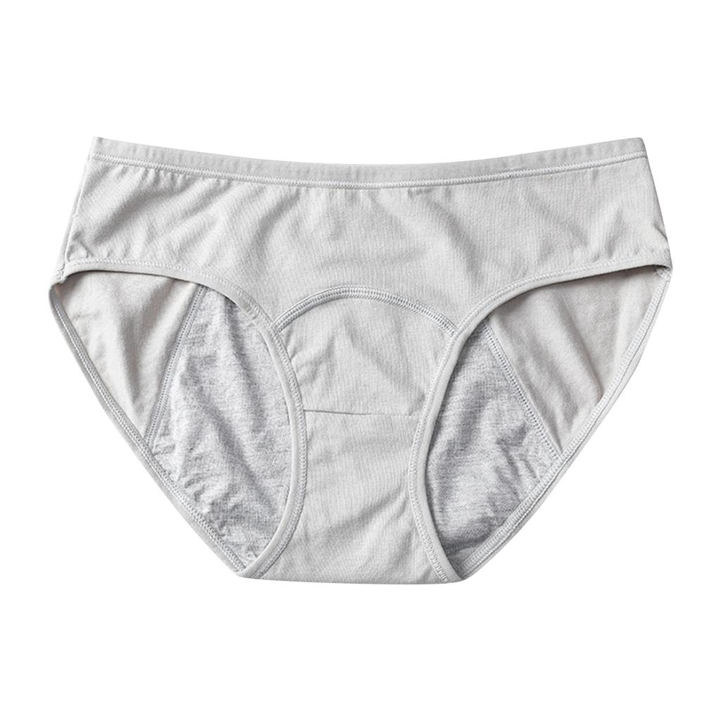 Women'S Menstrual  Panties Mid-Waist Cotton Postpartum Women'S Panties Fully Covered Panties