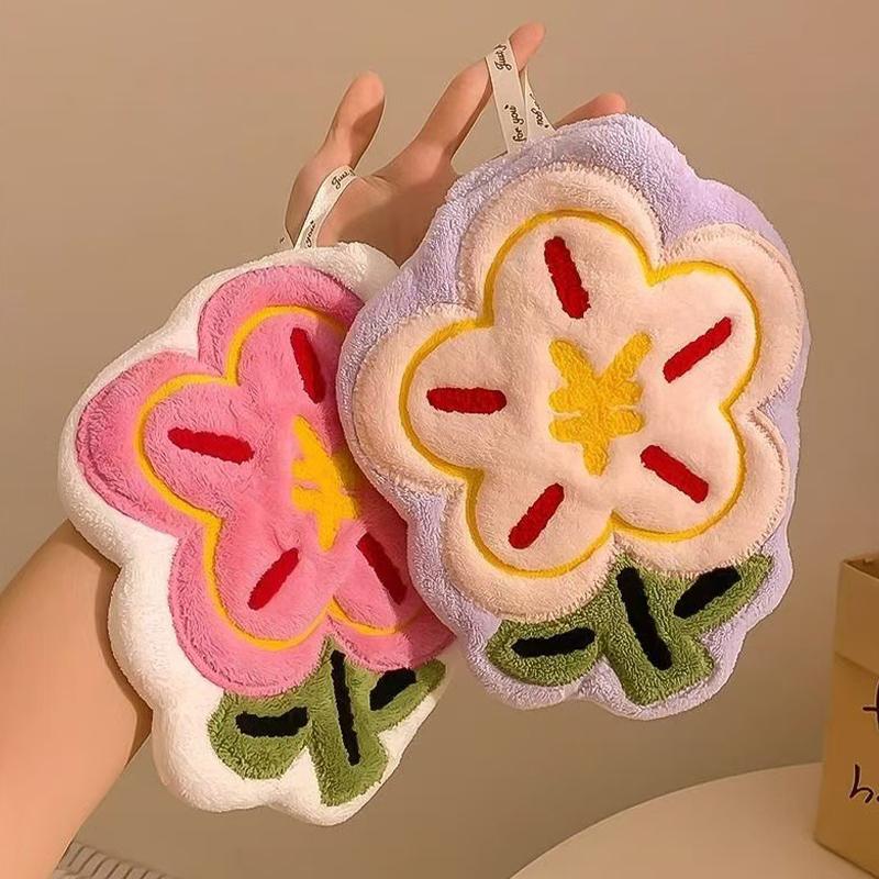 Wall Hanging Cute Hand Towel Kitchen Bathroom Small Towel Bathroom Absorbent And Odorless Quick Drying Hand Towel Home Decor