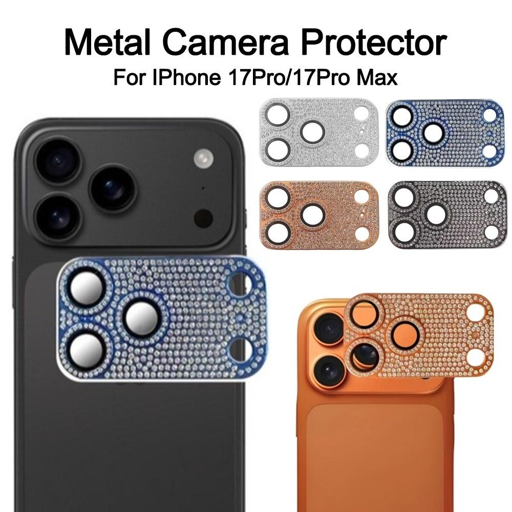 Hollow out Diamond Encrusted Lens Protector for iPhone 17Pro/17 Pro Max Phone Accessories