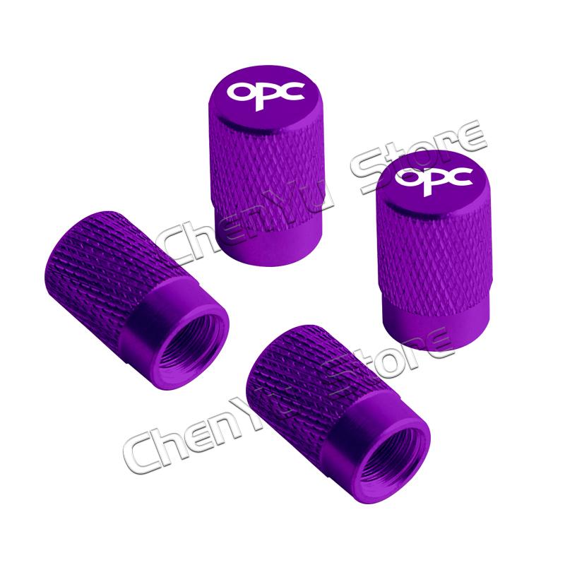 4Pcs OPC Logo Car Metal Wheel Tire Valve Caps Stem Case Dust Cap For Opel Astra Insignia Corsa Rocks Junior Accessories Styling