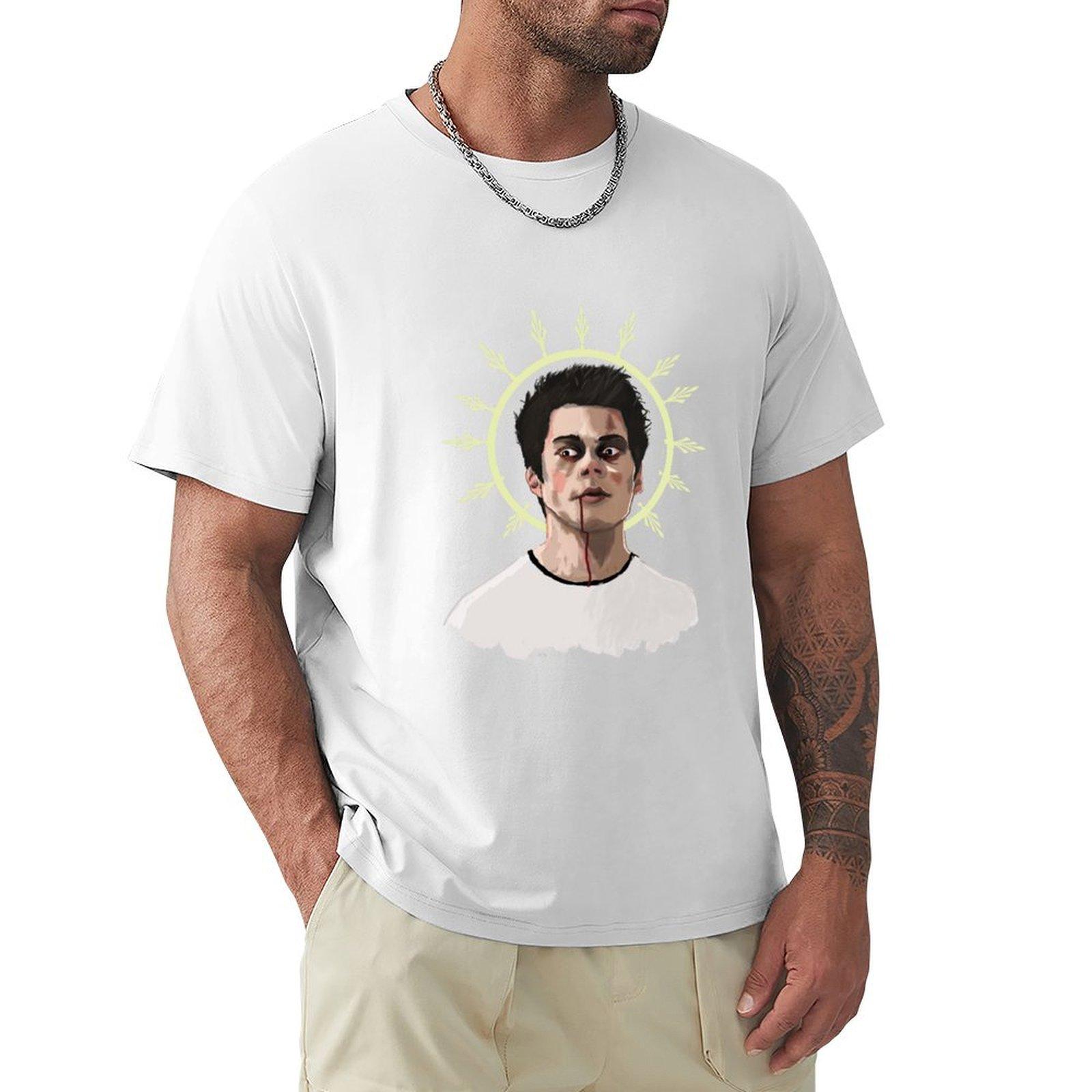 Nogitsune  Stiles TShirt summer top Louboutins croswit shirt man tshirts personalised big and tall t shirts for men S