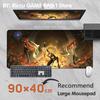 PC Genshin Impact Mavuika High definition printing Mechanical Keyboard XXL Locking Edges accessories Mouse pad Hentai ESports
