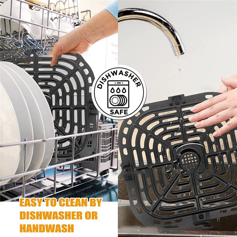 A34R For Instant Vortex 6QT Air Fryer Replacement Grill Tray Protector Feet Mesh Tray Prevents Tray And Basket Damage