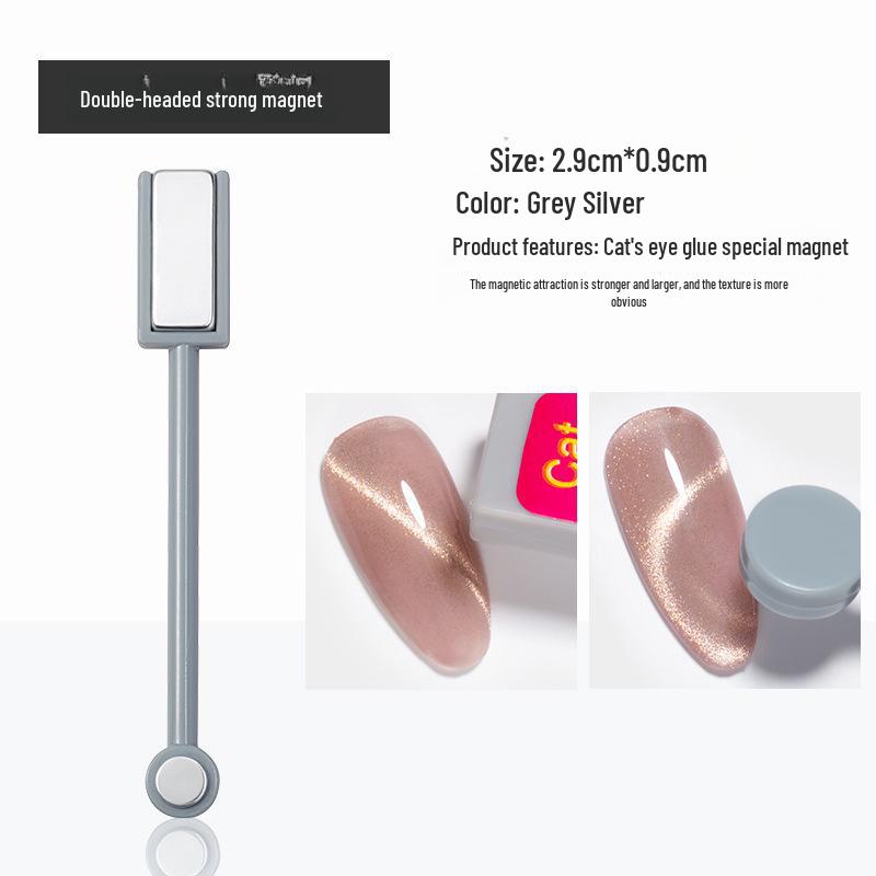 

2024 Crystal Cat s Eye Nail Polish - New Ice Glass Beads, Transparent & Whitening Effect