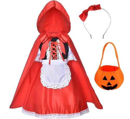 Little Red Riding Hood Costume For Girls, Little Red Ridin 2-3 Years