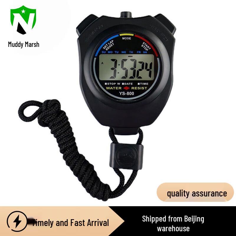 Nize Metal Sports Stopwatch with 10 Lap Memory
