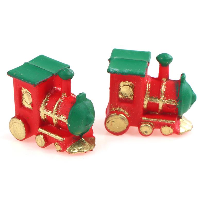 1Pcs 1:12 Dollhouse Miniature Mini Small Train Model Decor Accessories Toys