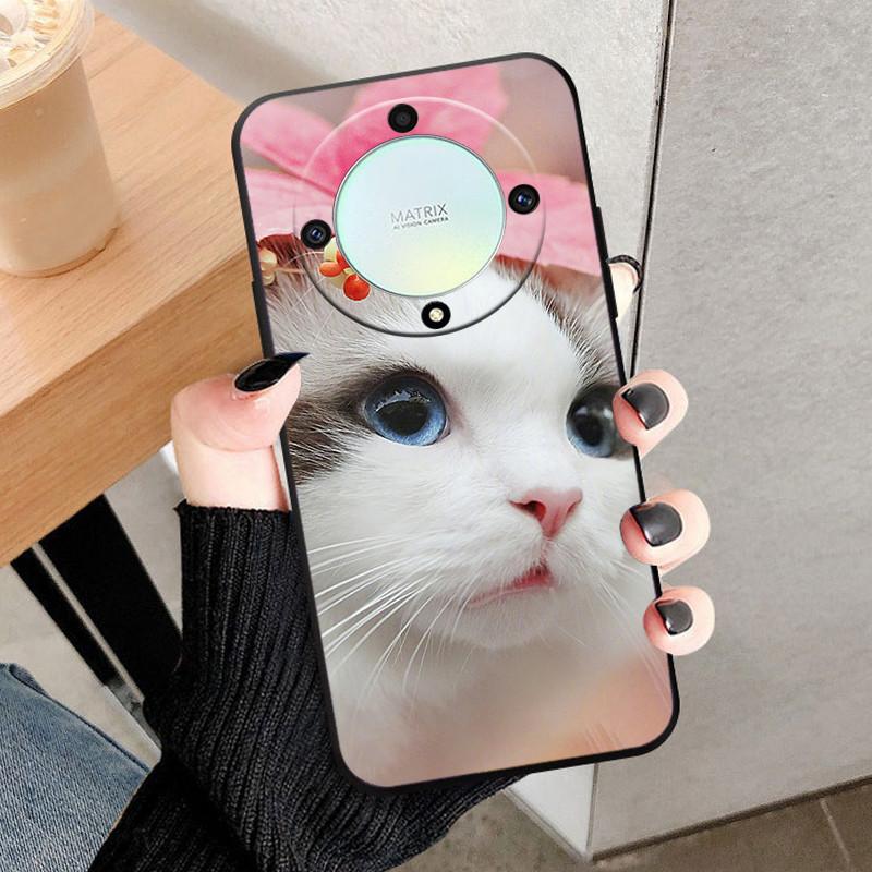For Honor Magic 6 Lite 5G Case Soft Silicone Cool Wolf Shockproof Cover For Huawei Honor Magic6 Lite 5G TPU Coque Lion Fundas