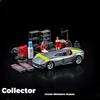 1/64 Scale Car Repair Tools Model Model Assembly Miniature Scene Simulation Car Repair Tools Resin Display Backdrop