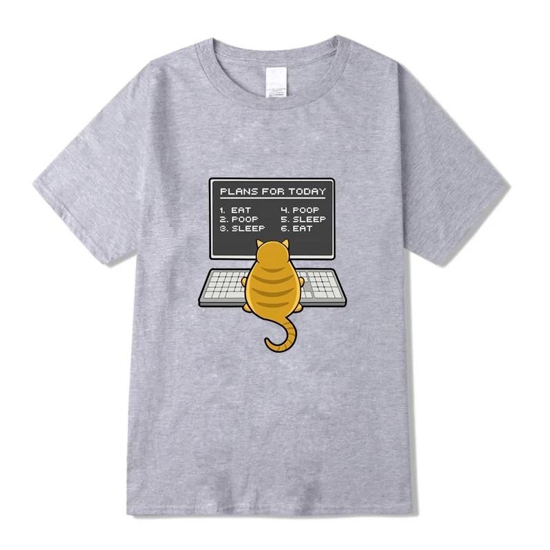 Summer Men's High Quality T-shirt Cotton Funny Programmer Print Casual Loose Cool T Shirt O-neck Male T-shirt Male Tees Shirt