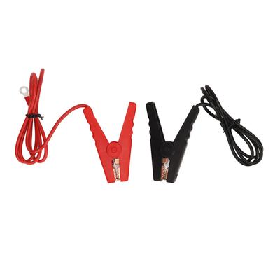 Battery Cable with Clip Eyelet Terminal Wire Copper Core ABS Wrapped Battery Clamps Extension Cord