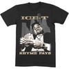 Tricou Negru Ice-T 'Rhyme Pays - Make It' - Tricou Unisex Nou Ice T