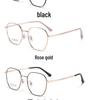 Retro Polygon Ultra-light Myopia Glasses Frame: Fashionable, Versatile, High-quality Metal Eyeglasses.