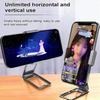 Ultratenký skládací přenosný stojánek na telefon a tablet Univerzální klipsový držák s nastavitelným úchopem pro hands-free sledování