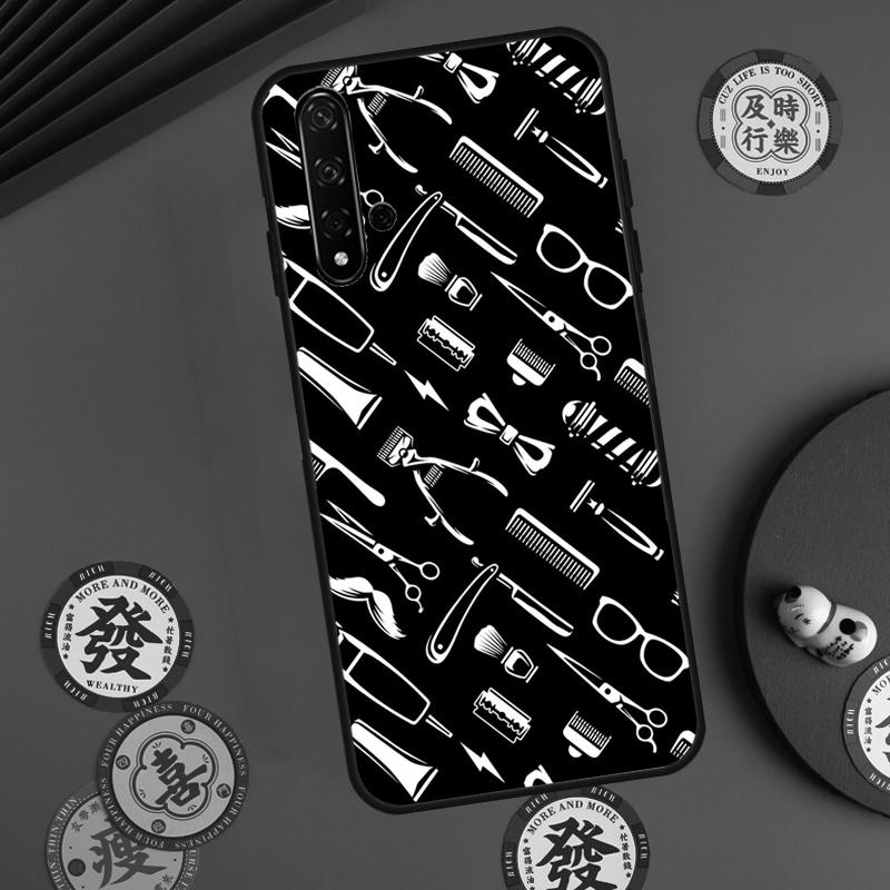 Barber Shop Hair Stylist Tools For Huawei Nova Y73 Y72 Y61 Y91 Y90 Y70 Y60 12s 12i 11i 8i 9 10 SE P60 Pro P30 P40 Lite Case