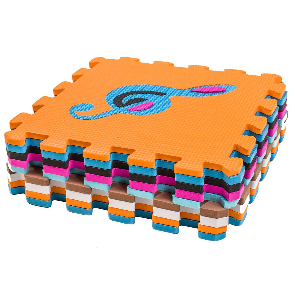 Children's foldable foam puzzle mat for the floor to play with for a first birthday
