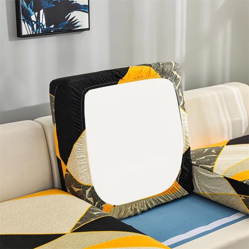 

Elastic Seat Cushion Cover Chair Cover Stretch Sofa Cover for Living Room Washable Removable Slipcover Sofa Protector 1PC 1pc normal size-1