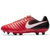 TIEMPO LEGACY 3 Leather Cushioning Slip Resistant Abrasion Resistant Lightweight Soccer Shoes Men's Red Black 897748-616