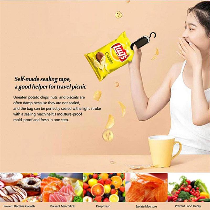 1PCS Mini Portable Sealer Heat Sealing Machine Package Sealer Bags Thermal Plastic Food Bag Closure Packing Kitchen Accessories