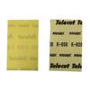 KOVAX Torecut Yellow Block (Box), Adhesive, 70mm X 114mm, 8-Cut, 800-Grain Equivalent, 50 Sheets Per Box