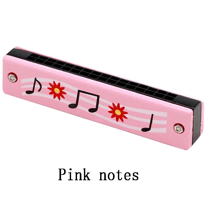 Wooden Harmonica Children Day Gift Birthday Party Favors Cartoon Pattern Lovely Noise Making Gathering Parties Instruments TMZ