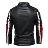 Giacche da Uomo in Pelle Color Block, Tute da Moto alla Moda, Top di Marca Trendy da Uomo, Nuove Giacche in Velluto