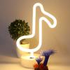 Desktop Lamp Desktop Neon Light Unique Music Note Shaped Night Lamp Home Bedroom Kids Room Table Decoration Neon Sign Neon Light