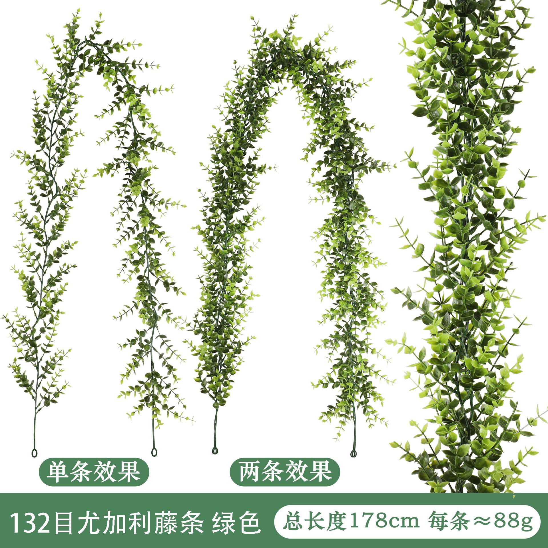 

Искусственные Имитационные Зеленые Растения 1,8 Метра Листья Эвкалипта Лианы Домашнее Украшение Свадебные Лианы Обвитые Листьями Монет