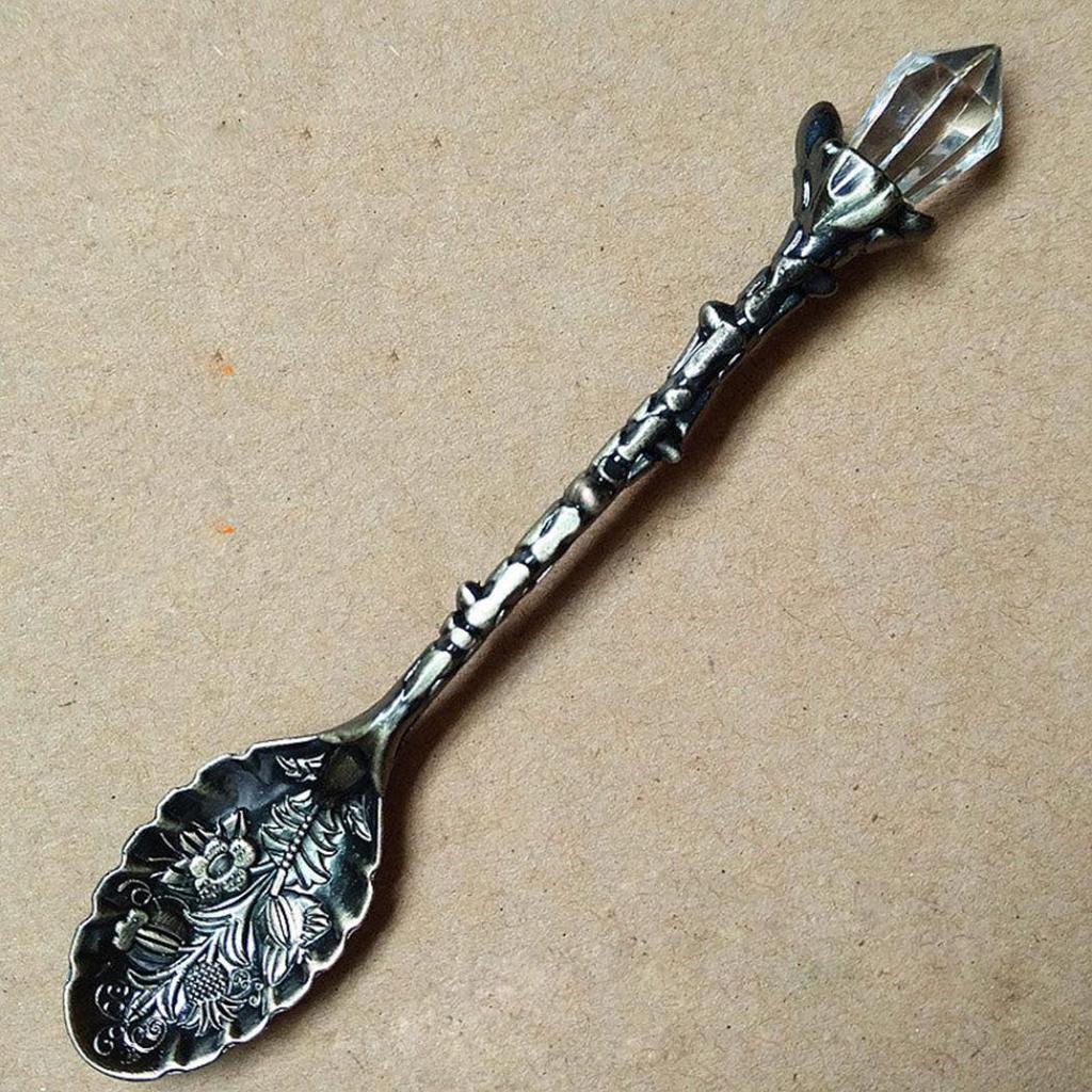 6Pcs Retro Coffee Spoons Fork Tableware