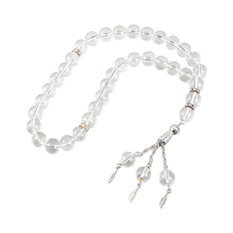 Stijlvolle 10mm Glazen Ronde Rozenkrans Armband Perfecte Mode Polsketting Voor Dagelijks Gebruik En Cadeau