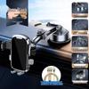 2024 Suction Cup Car Phone Holder with Air Vent Support - Black Tech