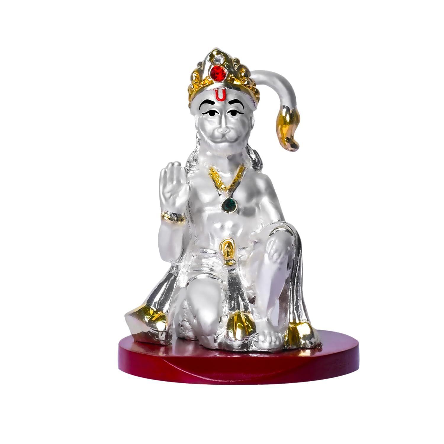 

Lord Hanuman Ji Idol for Car Dashboard, Home Decor Showpiece, Puja|Religious Statue for Peace and Prosperity|