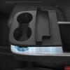Center Console One‑Piece Cup Holder Only For Tesla ModelY Standard 2025 2026 Pure‑TPE Integrated Mat Insert Armrest Storage Box