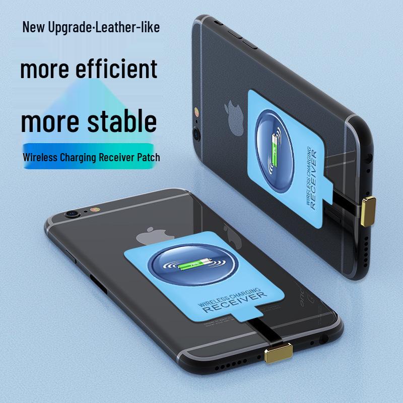 Fast Charging Wireless Receiver Sticker for Android/Apple Type-C Devices
