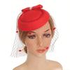 Nastri in Rete Cappello Vintage da Donna Fascia per Capelli Fascia in Feltro Fascinator Elegante Copricapo Matrimonio