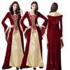 Halloween Vintage Court Dress Ball Queen Costume Gorgeous Queen Stage Drama Costume