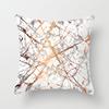 Ins Marble Geometric Print Square Pillow Cover Sofa Cushion Cover