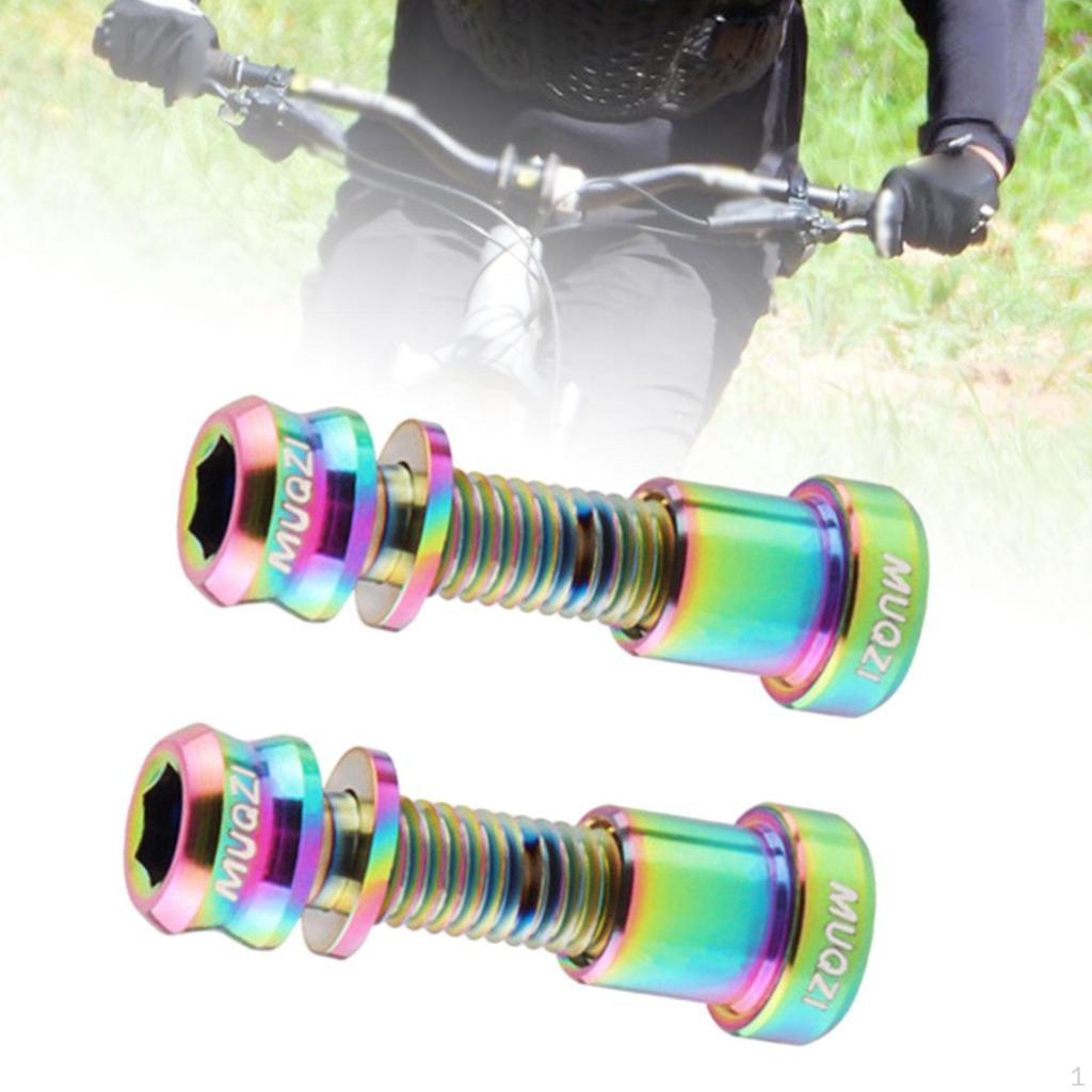 2 Set Bicycle Carbon Nuts, Durable Premium Mounting Accessories for Mountain Bikes