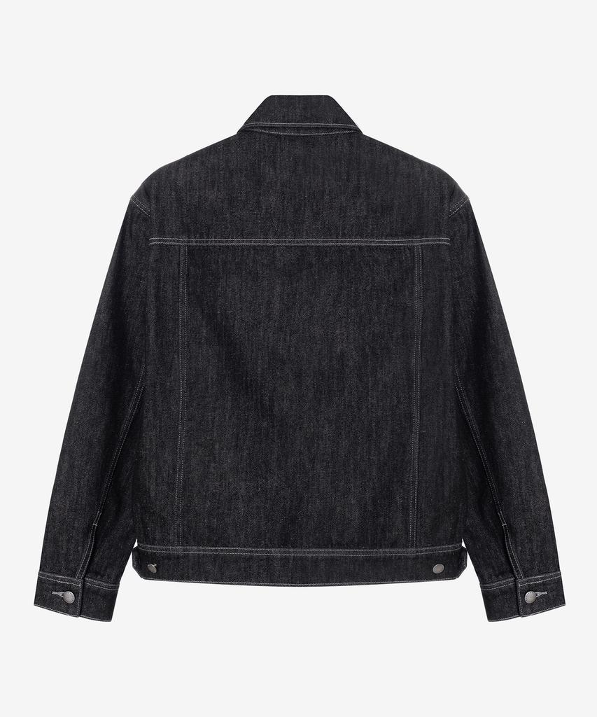 Mindbridge Black Raw Denim Trucker Jacket