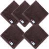Imaa Imabari Towel Certified Hand Made In 34cm X Vacuum Compressed 5 Pieces Towel, Fluffy, Thin, Absorbent, Quick-Drying, Japan, 100% Cotton, 35cm,