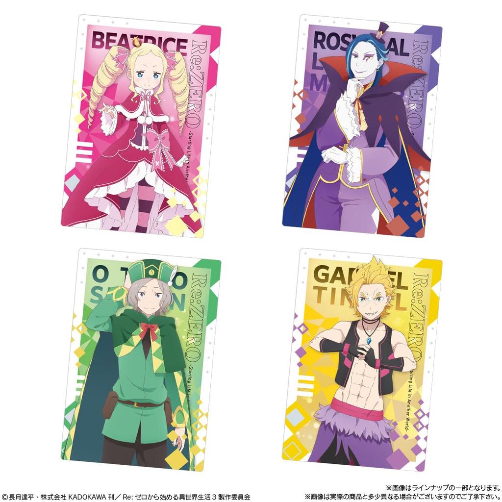 BANDAI ReZero - Starting Life in Another World Wafer vol.5 20-Piece Box Food Toy