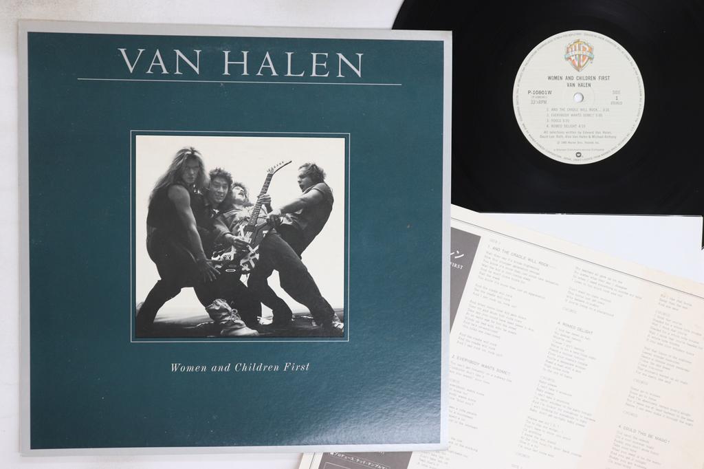 LP Record VAN HALEN - Women And Children First P10801W WARNER BROS 1980 Japan Metal Used