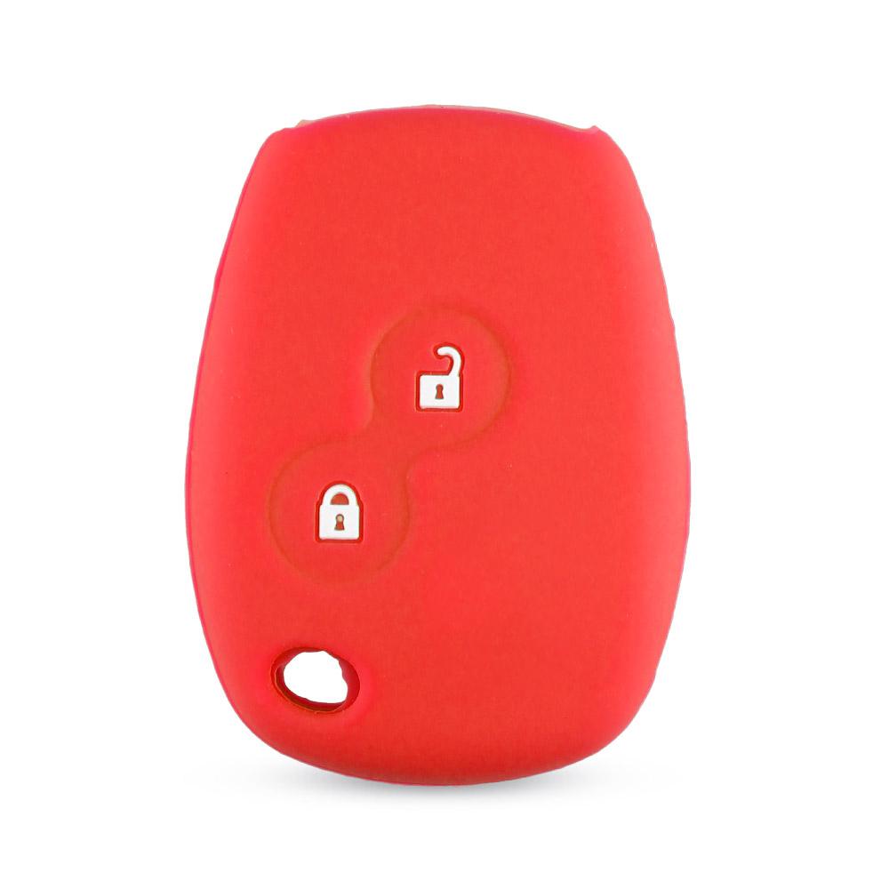 Silicone Car Key Case Cover 2 Buttons For Renault Kangoo Dacia Scenic Megane Sandero Captur Twingo Modus