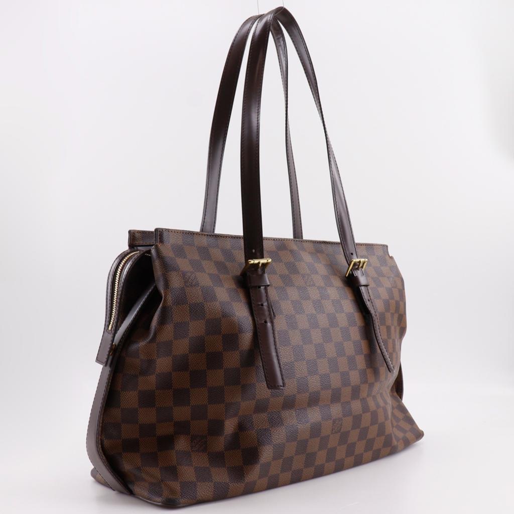 Louis Vuitton Chelsea Tote Bag N51119 Brown Damier Canvas Women Used