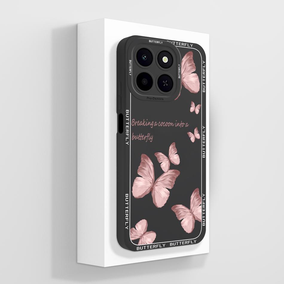 For Honor X6C Phone Case Cute Panda Soft Back Cover High Quality Liquid Silicone Anti Drop Funda Lightweight Couple Bumper Gift