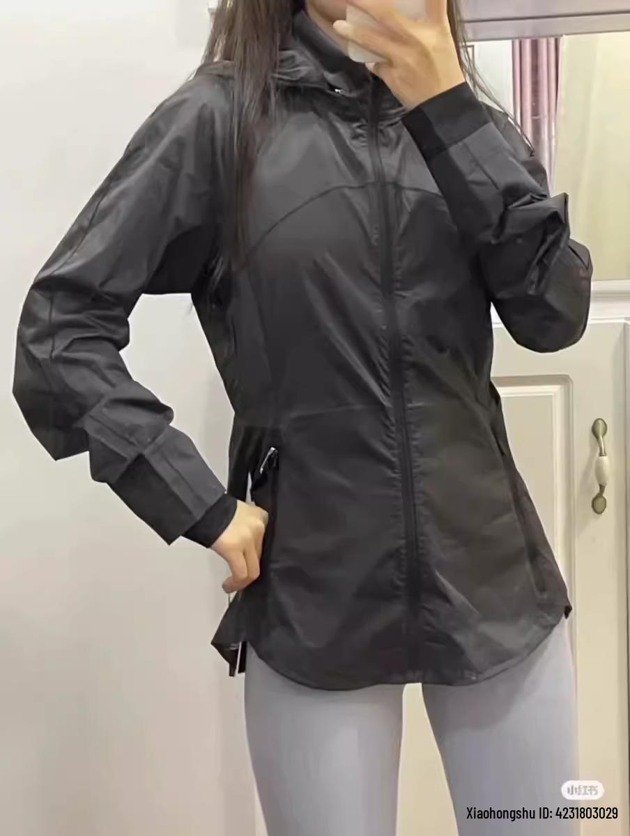 

Luludarling Женская летняя солнцезащитная куртка облегающего кроя из ледяного шелка - Дышащая уличная ветровка XL/8