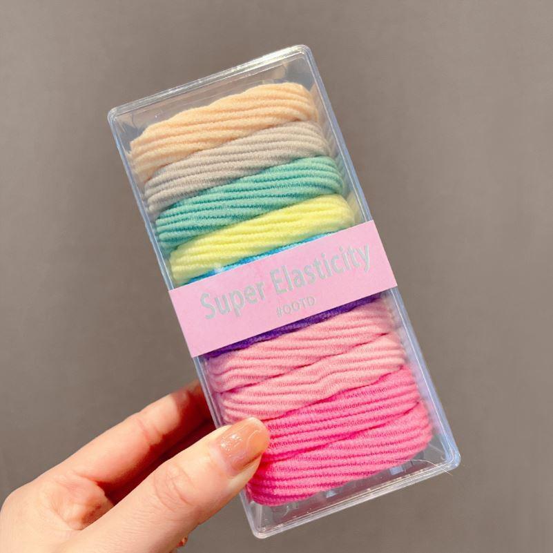 Korean Elastic Durable Seamless Hair Band Set for Women