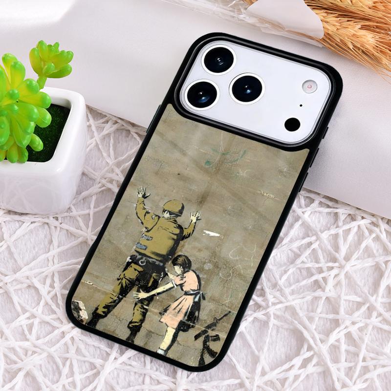 Graffiti soft Phone Case for iPhone 17 Air 16 15 11 12 14 13 Pro Max Shockproof Cover