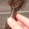Small Round Hairbrush with Boar and Nylon Bristles Perfect for Blow Drying and Styling Short Thin Fine Hair